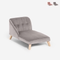 Chaise longue canapé pour chiens et chats en velours Serin Promotion