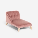 Chaise longue canapé pour chiens et chats en velours Serin Caractéristiques