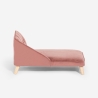 Chaise longue canapé pour chiens et chats en velours Serin Prix