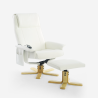 Fauteuil de massage relaxant et chauffant avec repose-pieds Myron Dimensions