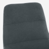 Fauteuil relax ergonomique en tissu gris avec repose-pieds Asher Réductions