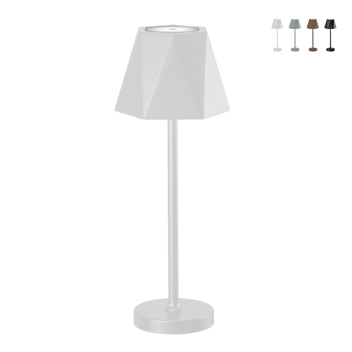 Lampe de table sans fil portable tactile pour intérieur extérieur Fiji Choix