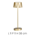 Lampe de table sans fil gradation et tactile intérieur extérieur Macao Dimensions
