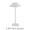 Lampe de table tactile portable sans fil intérieur extérieur Moon  Caractéristiques