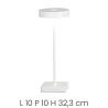 Lampe de table sans fil graduelle tactile intérieur extérieur Tap Dimensions