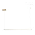 Lampe suspendue avec barre LED en métal 120 cm Genius L Offre