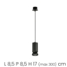 Lampe suspendue en métal avec cordon réglable Lilium Réductions