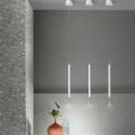 Lampe suspendue avec LED en métal peint Tubic Vente