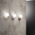 Applique mural en ciment et sphère en verre H20cm Rock Remises