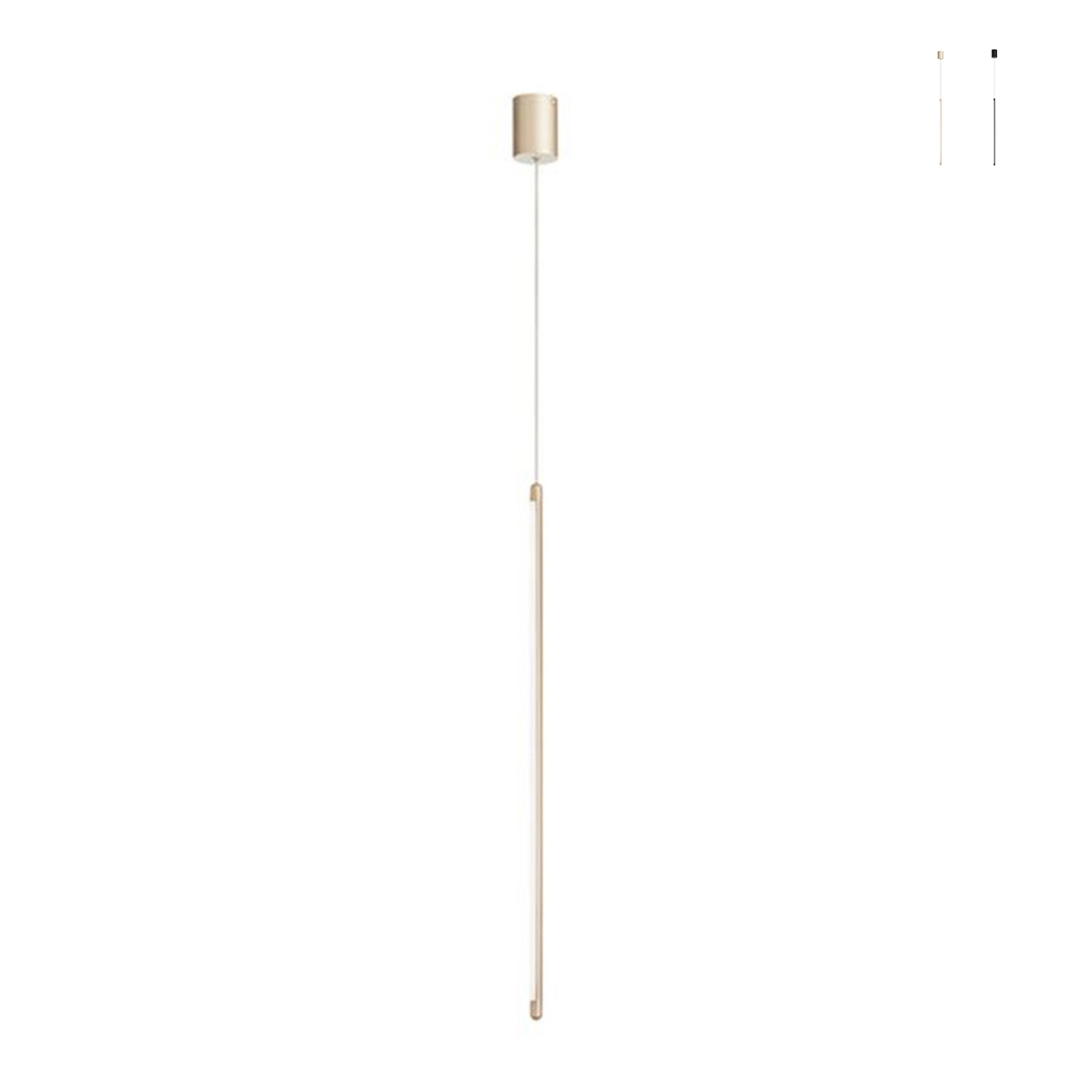 Lampe suspendue avec LED graduelle en métal Genius Offre