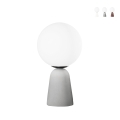 Lampe de table moderne en béton abat-jour rond H33cm Rock Table Promotion