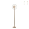 Lampe de sol LED H170cm en métal et verre Jokey PT Offre