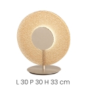 Lampe de table LED en verre granulé Candy LT Dimensions