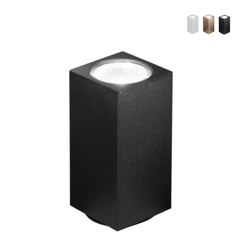 Plafonnier rectangulaire en aluminium H12cm Aloa Promotion