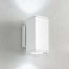 Applique murale extérieure en aluminium double éclairage H19cm Nevada Réductions