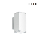Applique murale extérieure en aluminium double éclairage H19cm Nevada Remises