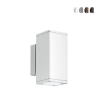 Applique murale extérieure en aluminium double éclairage H19cm Nevada Remises