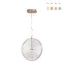 Suspension LED Ø45cm en verre et métal Jokey L Offre