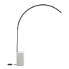Lampadaire arc en métal avec LED H215cm Biblio M Offre