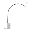 Lampadaire arc en métal avec LED H215cm Biblio M Promotion