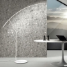 Lampe de sol LED dimmable H202cm en métal Folaga Réductions