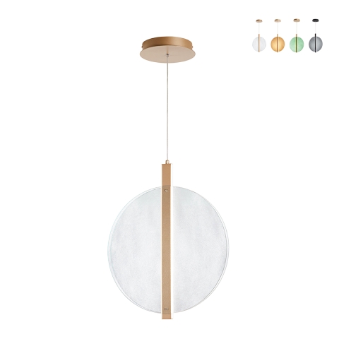 Suspension en verre et métal Ø45cm Juis L Promotion