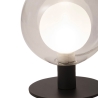 Lampe de table design sphérique en verre et métal Teramo Offre