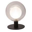 Lampe de table design sphérique en verre et métal Teramo Réductions