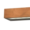 Applique murale extérieure LED en bois de teck et verre Hazel Offre
