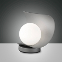 Lampe de table moderne à LED avec abat-jour en verre sphérique Adria-T Offre
