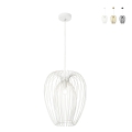 Lustre de suspension plafonnier avec cage métallique Camp-S Promotion