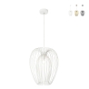 Lustre de suspension plafonnier avec cage métallique Camp-S Promotion