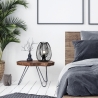 Lampe de table moderne avec cage en métal Camp-T Remises