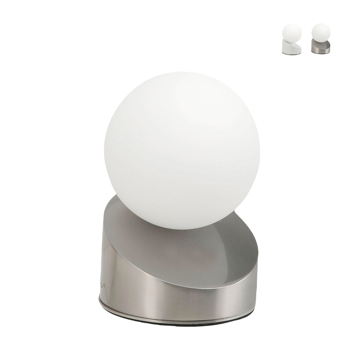 Lampe de table moderne LED sphérique en verre soufflé Gravity Promotion