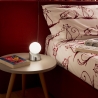Lampe de table moderne LED sphérique en verre soufflé Gravity Remises