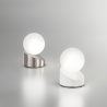 Lampe de table moderne LED sphérique en verre soufflé Gravity Choix