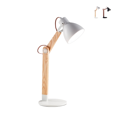 Lampe de table moderne en bois design nordique Sveva-T Promotion