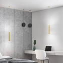 Suspension moderne à LED en métal avec diffuseur tubulaire Prado-D Vente