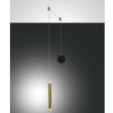 Suspension moderne à LED en métal avec diffuseur tubulaire Prado-D Offre