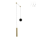Suspension moderne à LED en métal avec diffuseur tubulaire Prado-D Promotion