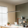 Plafonnier LED rectangulaire design moderne pour cuisine et salon Ling-S Remises