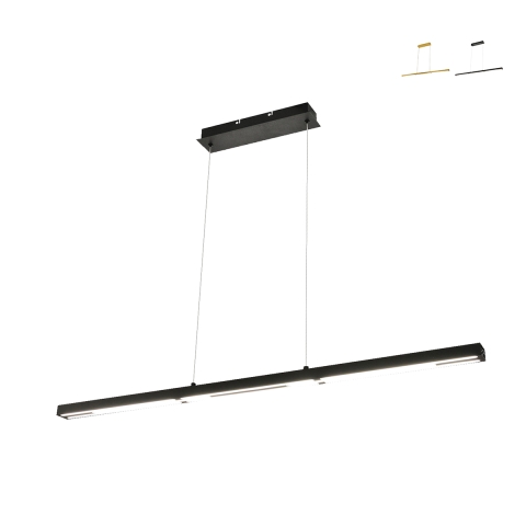 Plafonnier LED rectangulaire design moderne pour cuisine et salon Ling-S Promotion