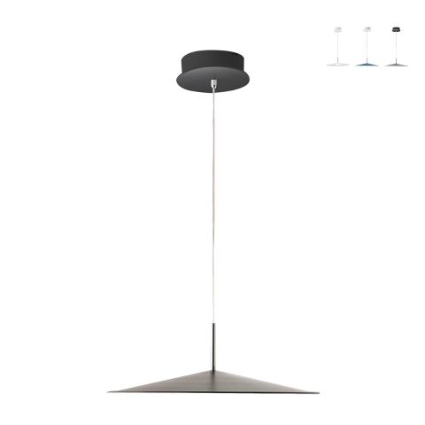 Suspension moderne avec diffuseur LED circulaire Kasa Promotion