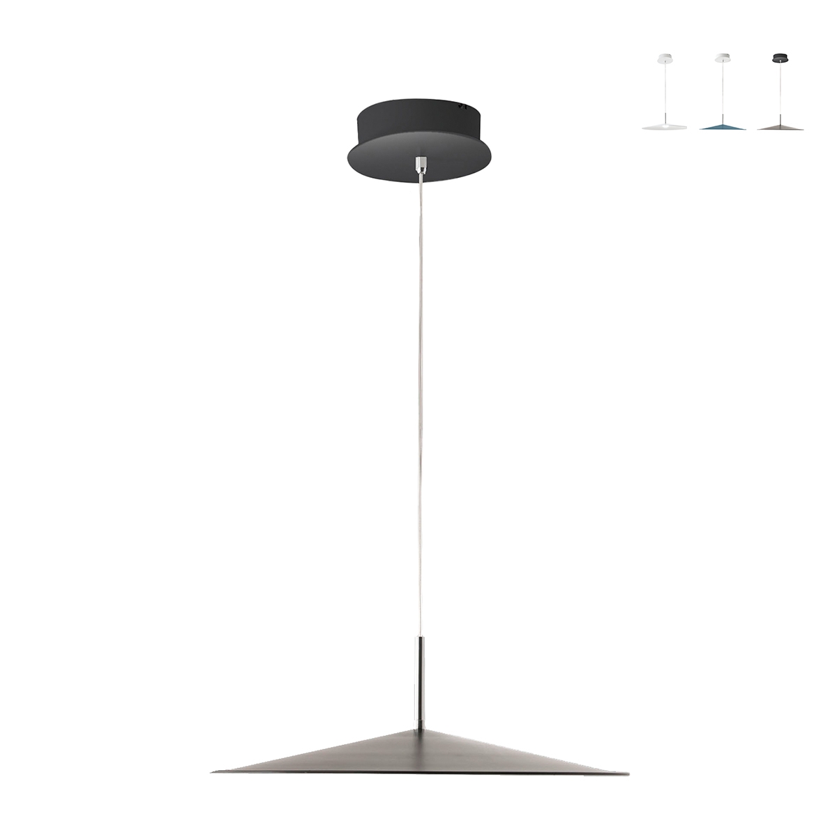 Suspension moderne avec diffuseur LED circulaire Kasa Promotion