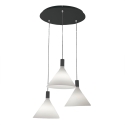 Suspension pour séjour à 3 lumières style classique Vincent-CS Remises