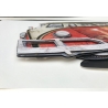 Tableau vintage collage effet 3D 70x50cm camionnette années 60-70 Arti Remises