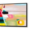 Tableau abstrait 124x64cm peint sur plexiglas avec cadre noir Druvt Offre