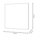 Tableau moderne multicolore 100x100 cm peinture abstraite sur toile Zynar Remises