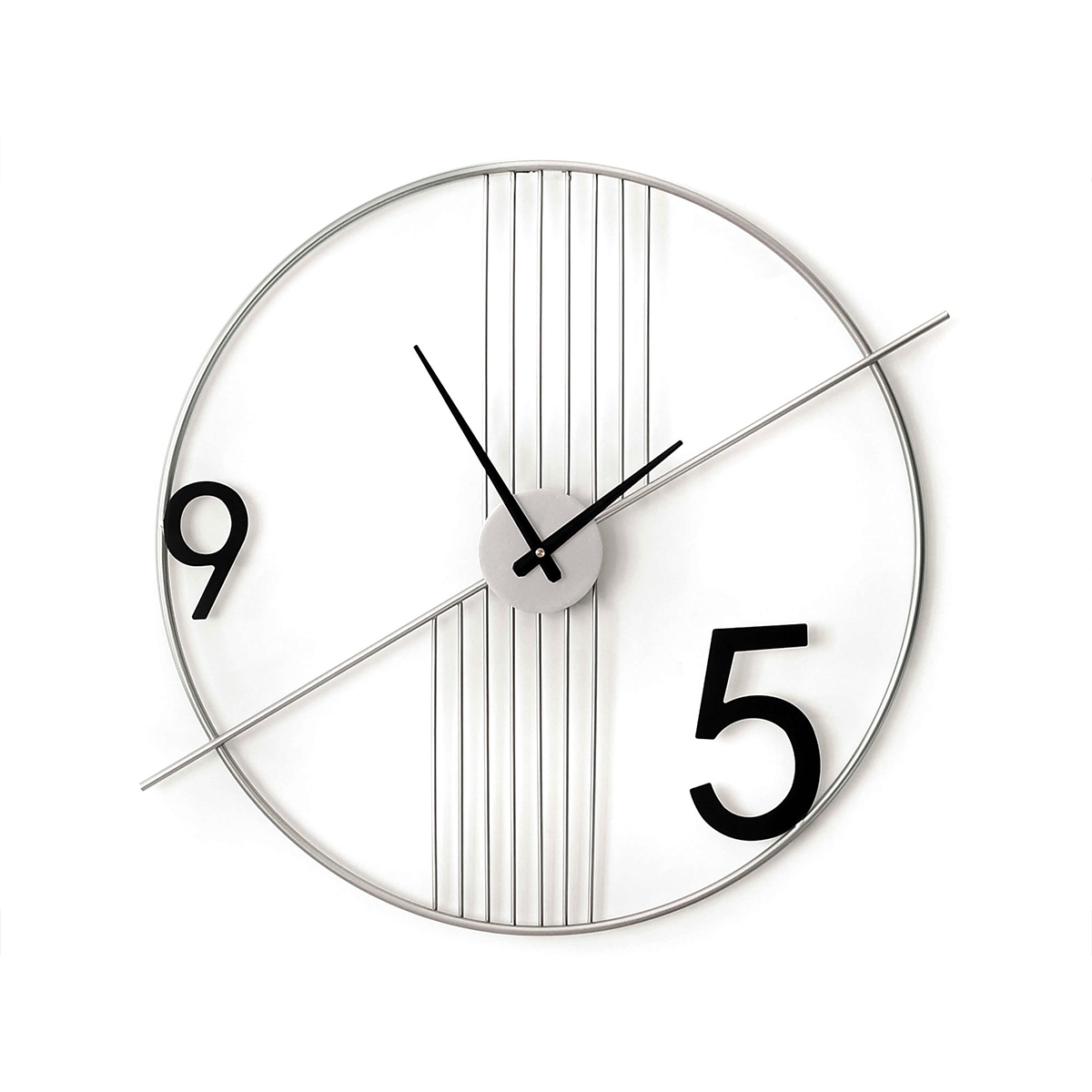 Horloge murale design moderne minimaliste 65x60cm en métal Rondo Promotion Horloge murale design moderne minimaliste 65x60cm en métal Rondo Promotion