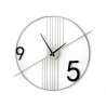 Horloge murale design moderne minimaliste 65x60cm en métal Rondo Promotion